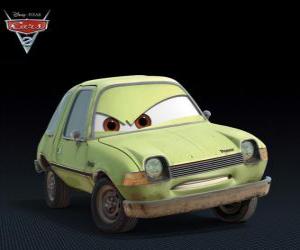 Puzzle de Acer, el destartalado coche. Él y Grem son los secuaces del malvado Profesor Z