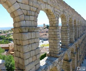 Puzzle de Acueducto de Segovia, uno de los monumentos romanos más importantes y mejor conservados de España y de la Península Ibérica