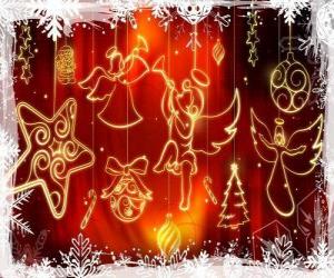 Puzzle de Adornos de Navidad
