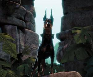 Puzzle de Alpha, el líder de los perros doberman de Charles Muntz
