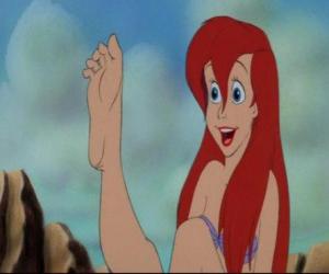 Puzzle de Ariel, la sirenita convertida en mujer 