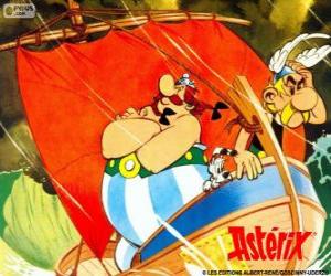 Puzzle de Astérix y Obélix, dos amigos son los protagonistas de las aventuras de Astérix el Galo
