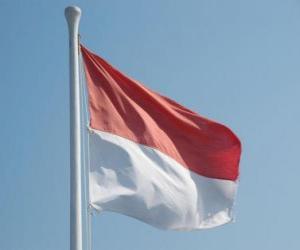 Puzzle de Bandera de Indonesia