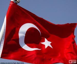 Puzzle de Bandera de Turquía