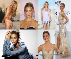 Puzzle de Bar Refaeli supermodelo israelí