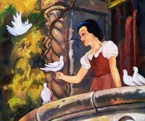 Puzzle de Blancanieves en el balcón