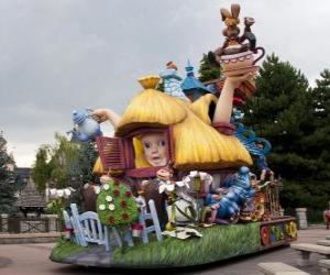 Puzzle de Carroza de Alicia en el país de las maravillas - Disneyland París -