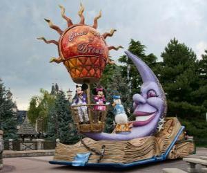 Puzzle de Carroza de Mickey Mouse - Disneyland París -
