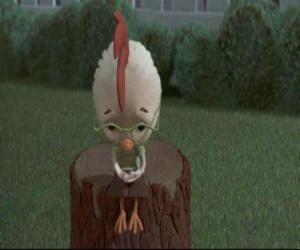 Puzzle de Chicken Little está muy triste