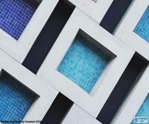 Puzzle de Cuadrado, polígono regular de cuatro lados 