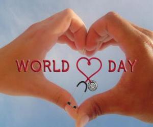 Puzzle de Día Mundial del Corazón, el último domingo de septiembre se organizan actividades para mejorar la salud y reducir los riesgos