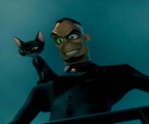 Puzzle de Dr. Calico y su gato