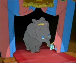 Puzzle de Dumbo en el espectáculo del circo