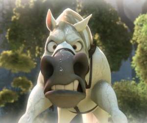 Puzzle de El caballo Maximus, un amigo de Rapunzel