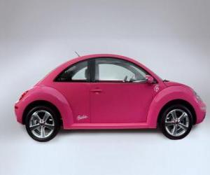Puzzle de El coche de Barbie Wolkswagen Beetle