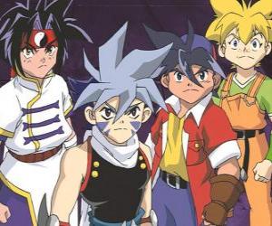 Puzzle de El equipo de los Bladebreakers, Tyson Gr