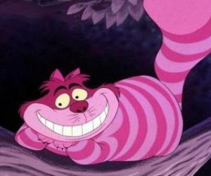 Puzzle de El Gato Risón, un felino con una sonrisa inquietante que puede desaparecer y reaparecer a voluntad