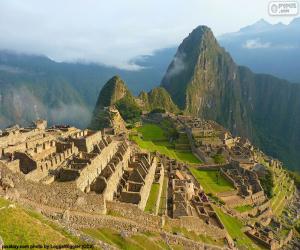 Puzzle de El impresionante Santuario histórico inca de Machu Picchu en Perú