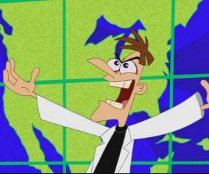 Puzzle de El malvado científico loco Dr. Heinz Doofenshmirtz