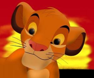 Puzzle de El pequeño Simba
