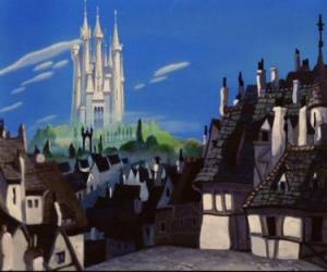 Puzzle de El pueblo con el palacio del rey al fondo