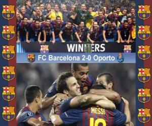 Puzzle de FC Barcelona Campeón Supercopa de la UEFA 2011
