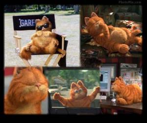 Puzzle de Garfield en varias imagenes