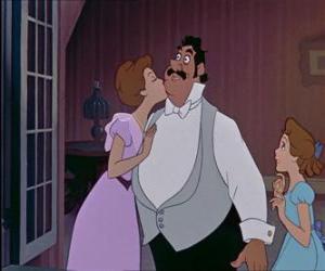 Puzzle de George, cuando ve junto con su esposa e Wendy el Jolly Roger volando.