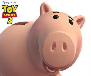 Puzzle de Hamm, la hucha en forma de cerdito