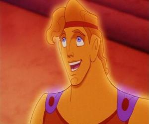 Puzzle de Hércules, el hijo de los dioses griegos Zeus y Hera, un héroe con la fuerza de los dioses