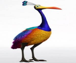 Puzzle de Kevin, un gran pájaro tropical no volador 