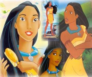 Puzzle de La bella princesa india Pocahontas