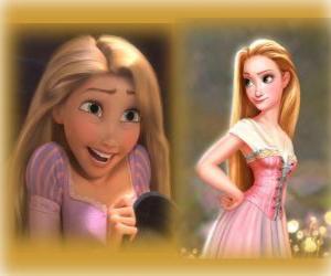 Puzzle de La bella princesa Rapunzel