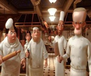 Puzzle de Los cocineros quieren coger a los ratones