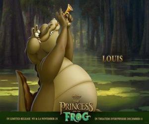 Puzzle de Louis un caimán que toca la trompeta
