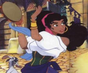 Puzzle de Megara o Meg, vestida de gitana