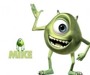 Puzzle de Michael Mike Wazowski es el mejor amigo de Sulley, es un globo ocular con manos y pies