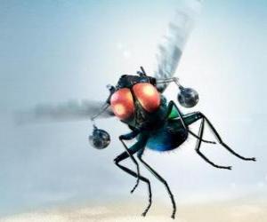 Puzzle de Mooch la mosca, experto en vigilancia del equipo Fuerza-G