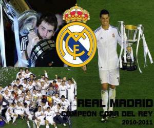 Puzzle de Real Madrid Campeón Copa del Rey 2010-2011