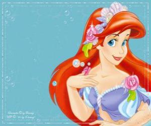 Puzzle de Retrato de Ariel, la sirenita