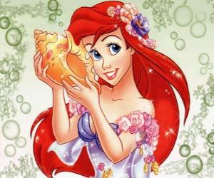 Puzzle de Retrato de Ariel, la sirenita