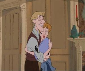 Puzzle de Roger, Anita muy contentos con el regreso de sus perros