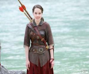 Puzzle de Susan Pevensie con el arco y las flechas