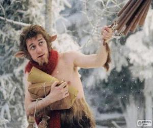Puzzle de Tumnus fauno que en un principio está al servicio de la Bruja Blanca, pero la traiciona porque se encariña con Lucía.