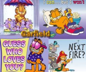 Puzzle de Varias imagenes de Garfield