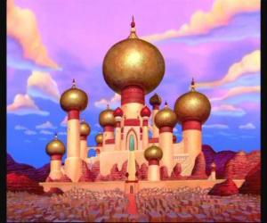 Puzzle de Vista del palacio del Sultán y de su hija la princesa Jasmine