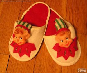 Puzzle de Zapatillas de Navidad