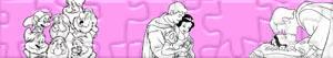 Puzzles de Blancanieves y los siete enanitos