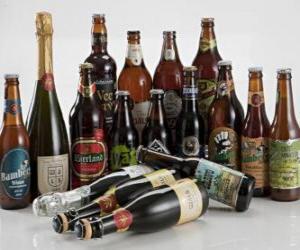 Puzzle de 22 cervezas de Brasil