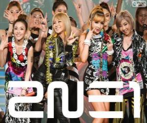 Puzzle de 2NE1, grupo femenino surcoreano